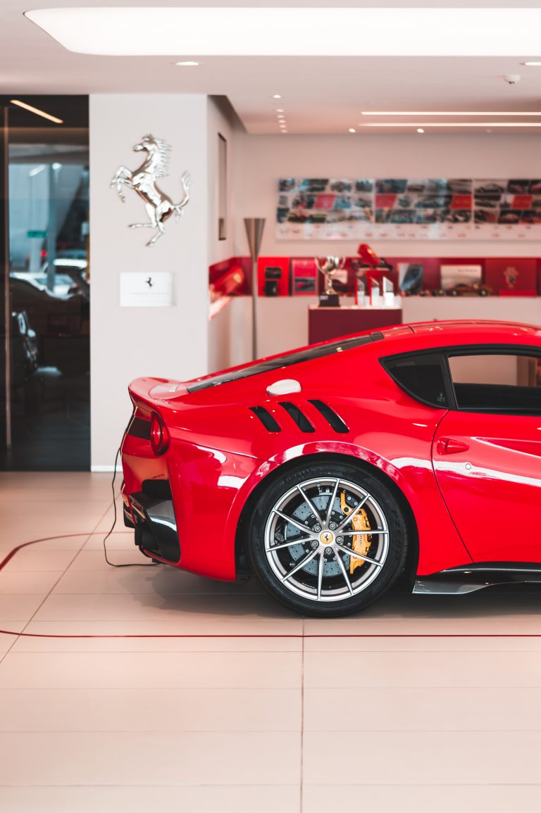 Ferrari F12 TDF hinten Seite
